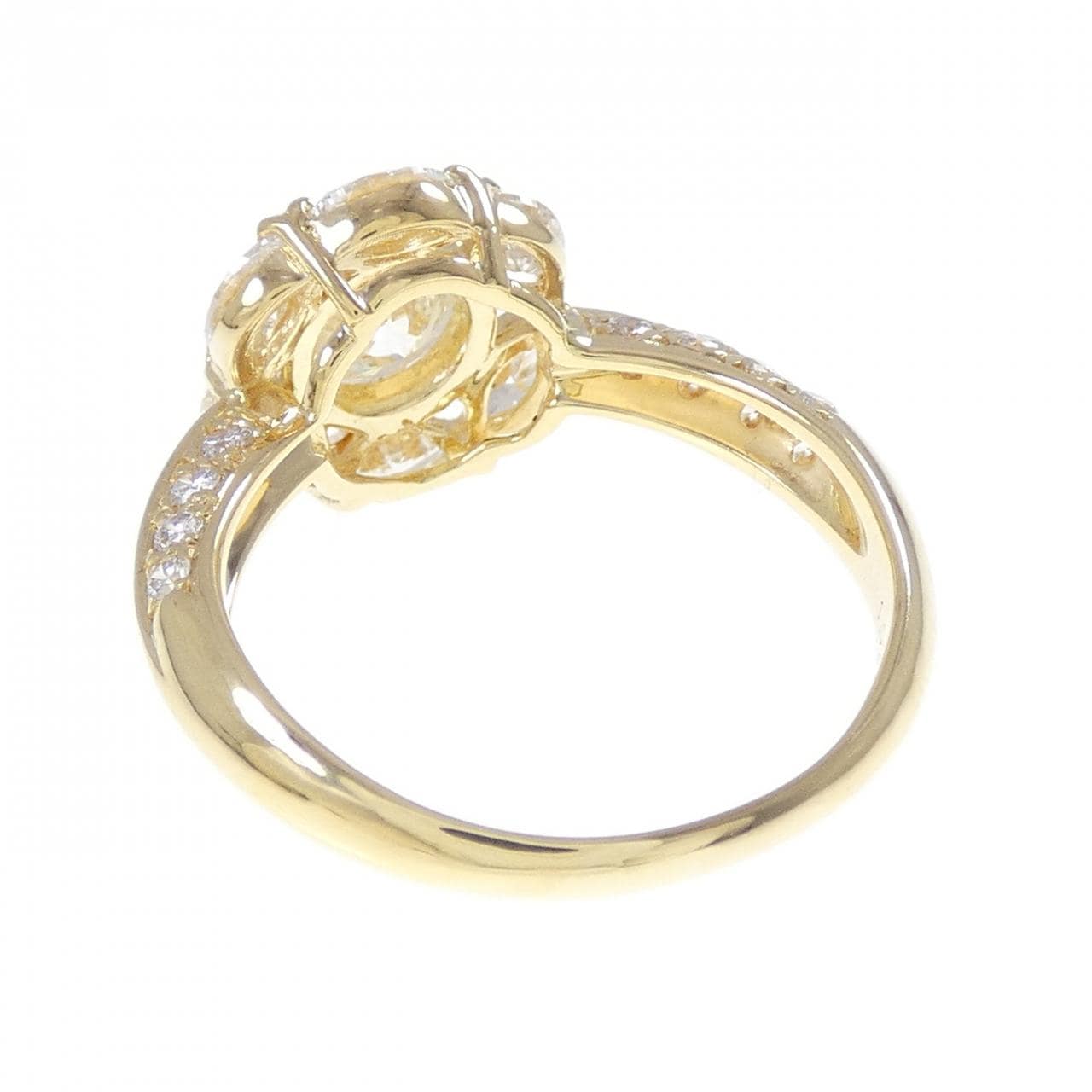 K18YG ダイヤモンド リング 1.081CT