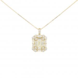 【新品】K18YG ダイヤモンド ネックレス 1.014CT