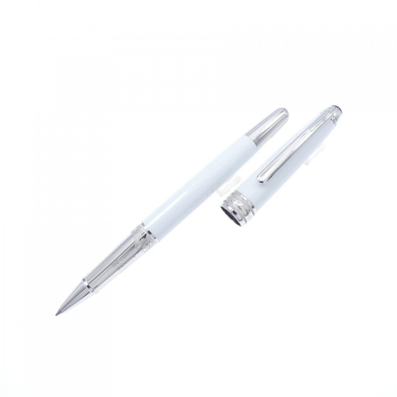 モンブラン マイスターシュテュックホワイトソリテールクラシック 106845 ローラーボール