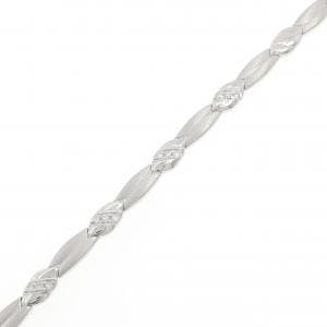 K18WG ダイヤモンド ブレスレット 0.25CT