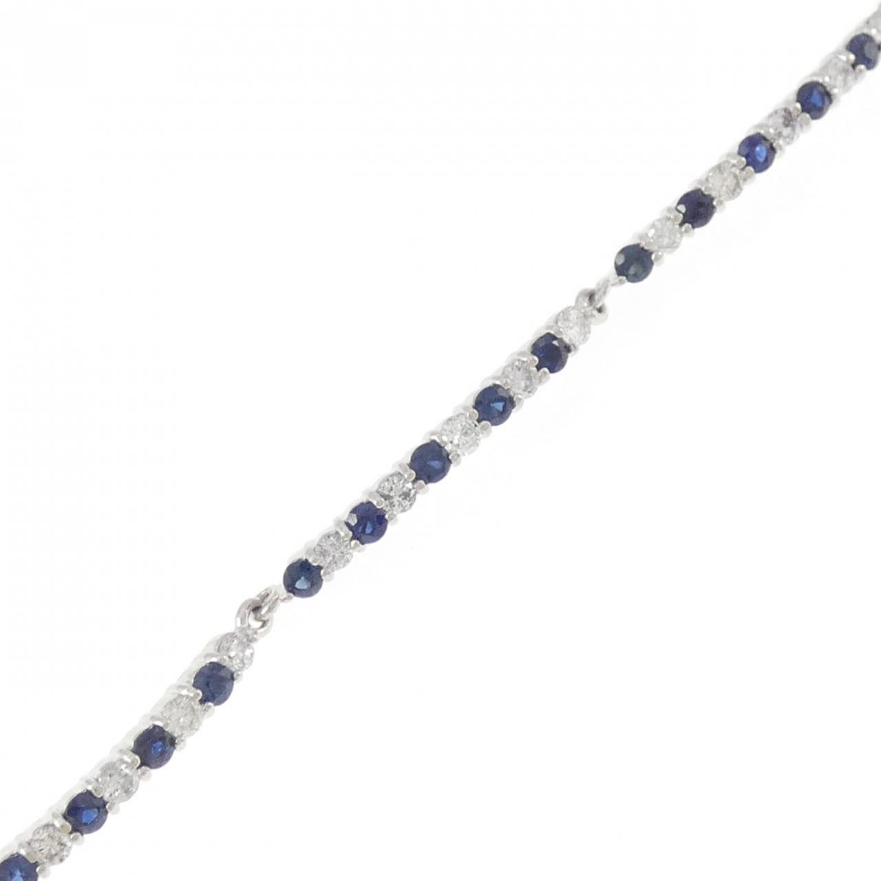 PT900/PT850 サファイヤ ブレスレット 1.28CT