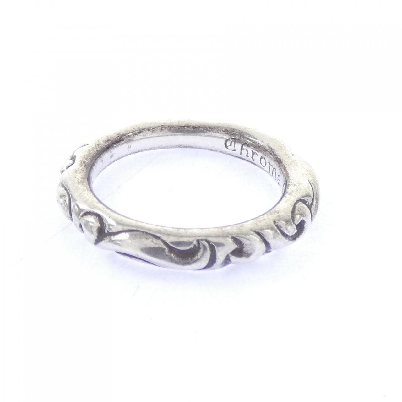 クロムハーツ CHROME HEARTS SCROLL BAND 207009018SLVXXX001 RING