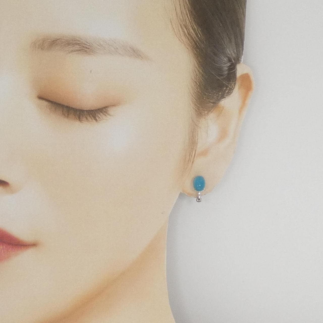 K18WG 2WAY トルマリン イヤリング 2.60CT