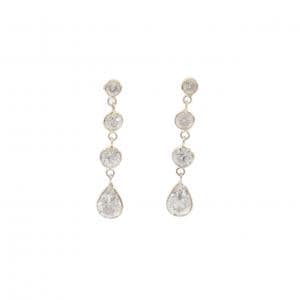 K18YG キュービック ピアス