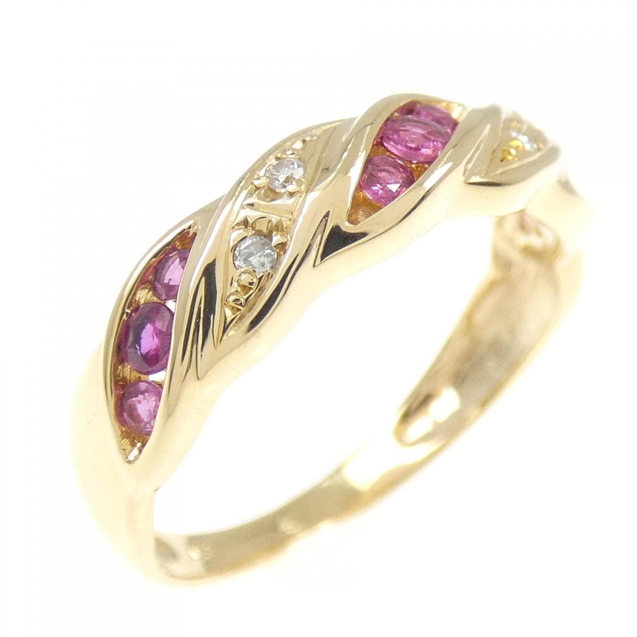 K18YG ルビー リング