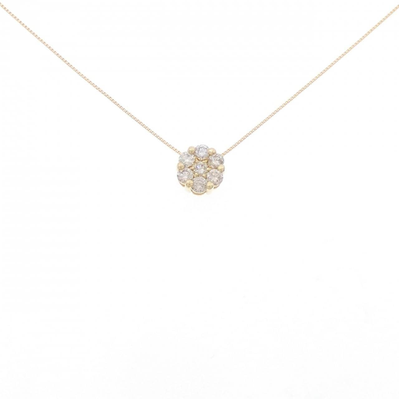 [BRAND NEW] K18YG Diamond necklace 0.30CT