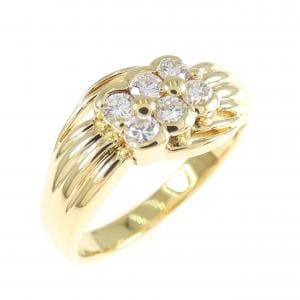 K18YG ダイヤモンド リング 0.30CT