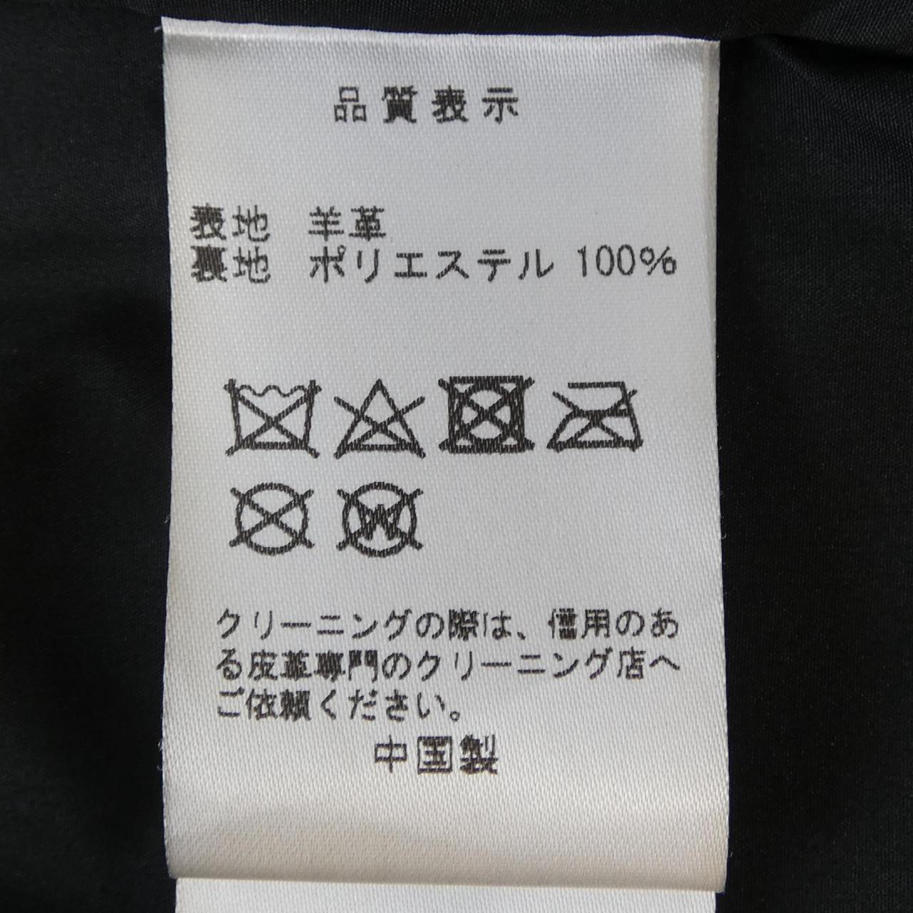 ミズイロインド mizuiro ind レザーコート