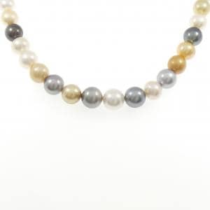 シルバークラスプ パール ネックレス 8.5-12mm