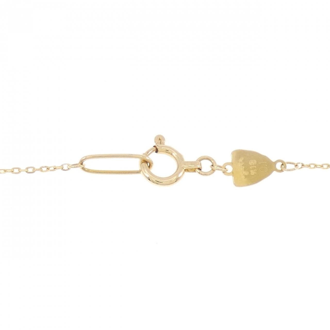 アガット ダイヤモンド ネックレス 0.1CT