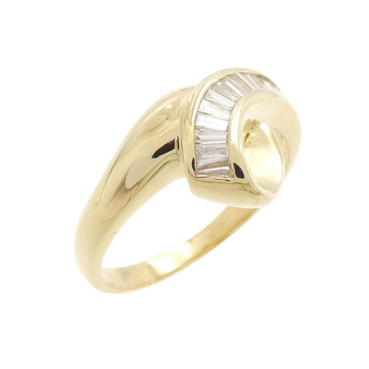 K18YG ダイヤモンド リング 0.31CT