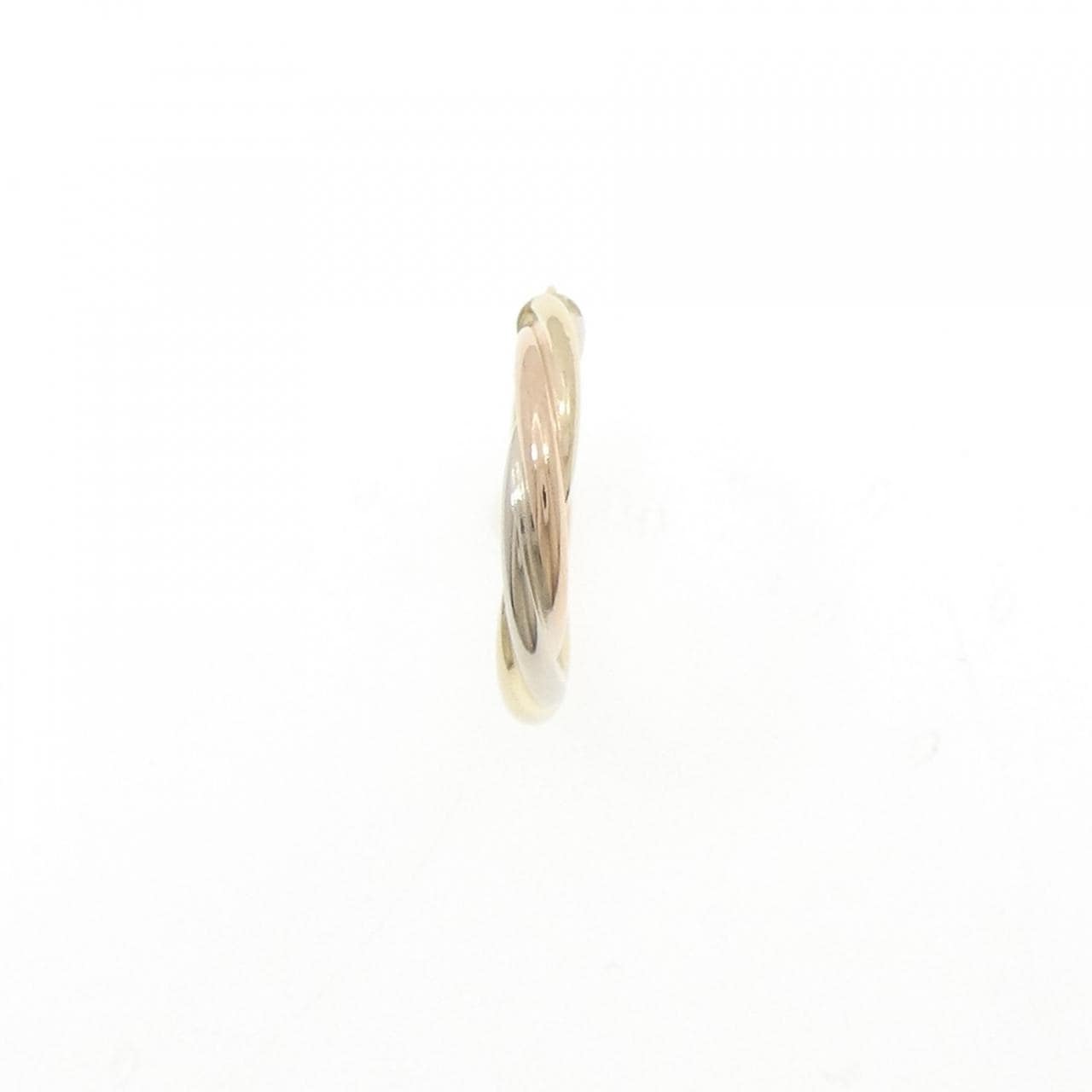 K18スリーカラー ピアス 片耳