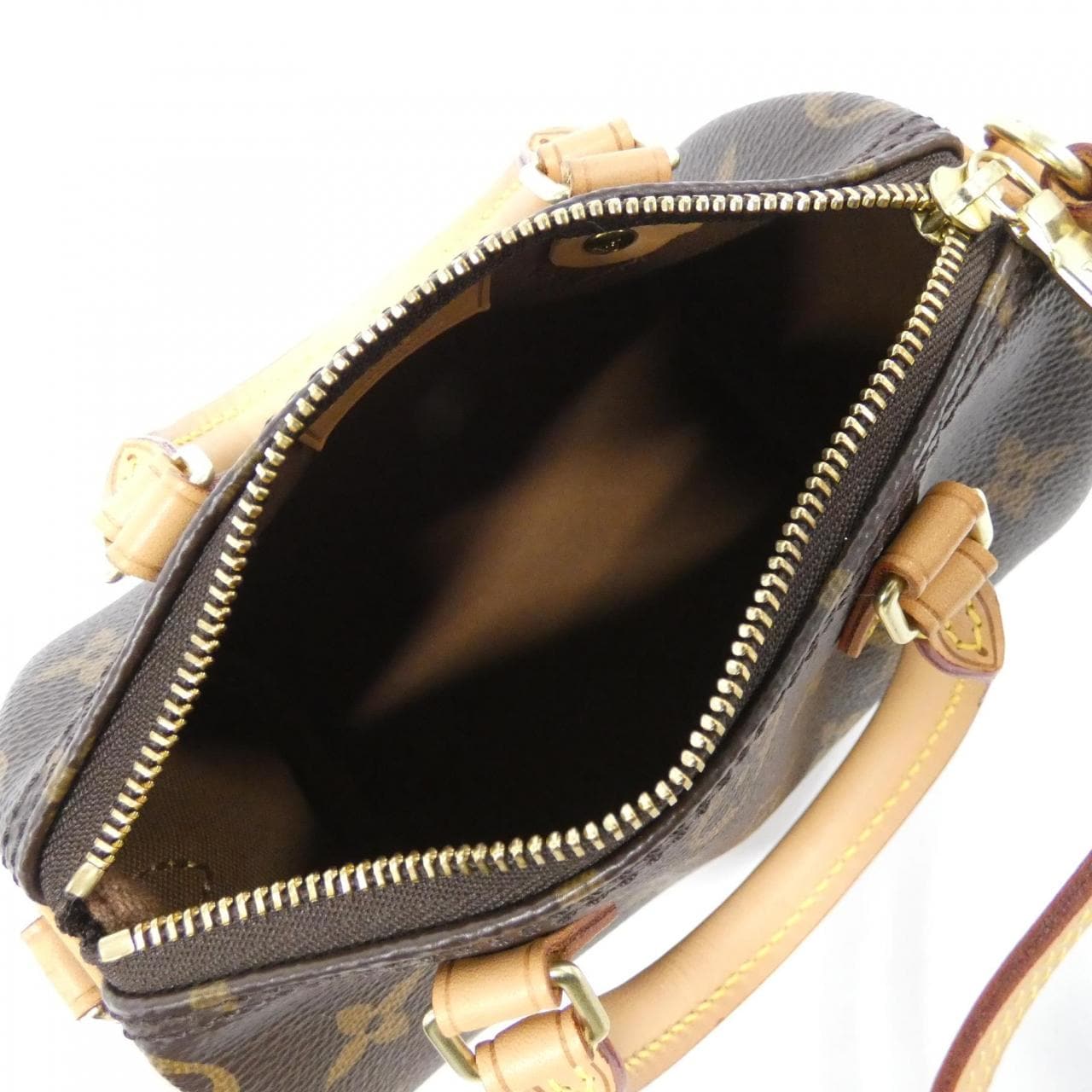 ルイヴィトン モノグラム ナノ スピーディ M61252 ボストンバッグ