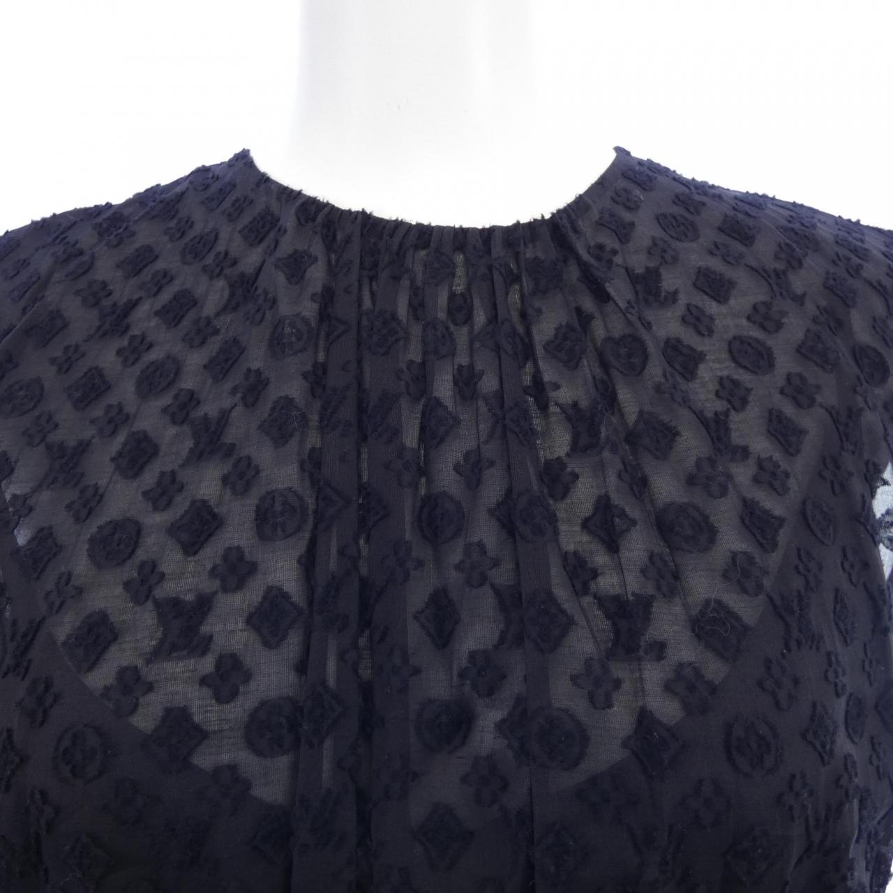 ルイヴィトン LOUIS VUITTON モノグラム フィルクーペ ティアードドレス FTDR49UM7 ワンピース