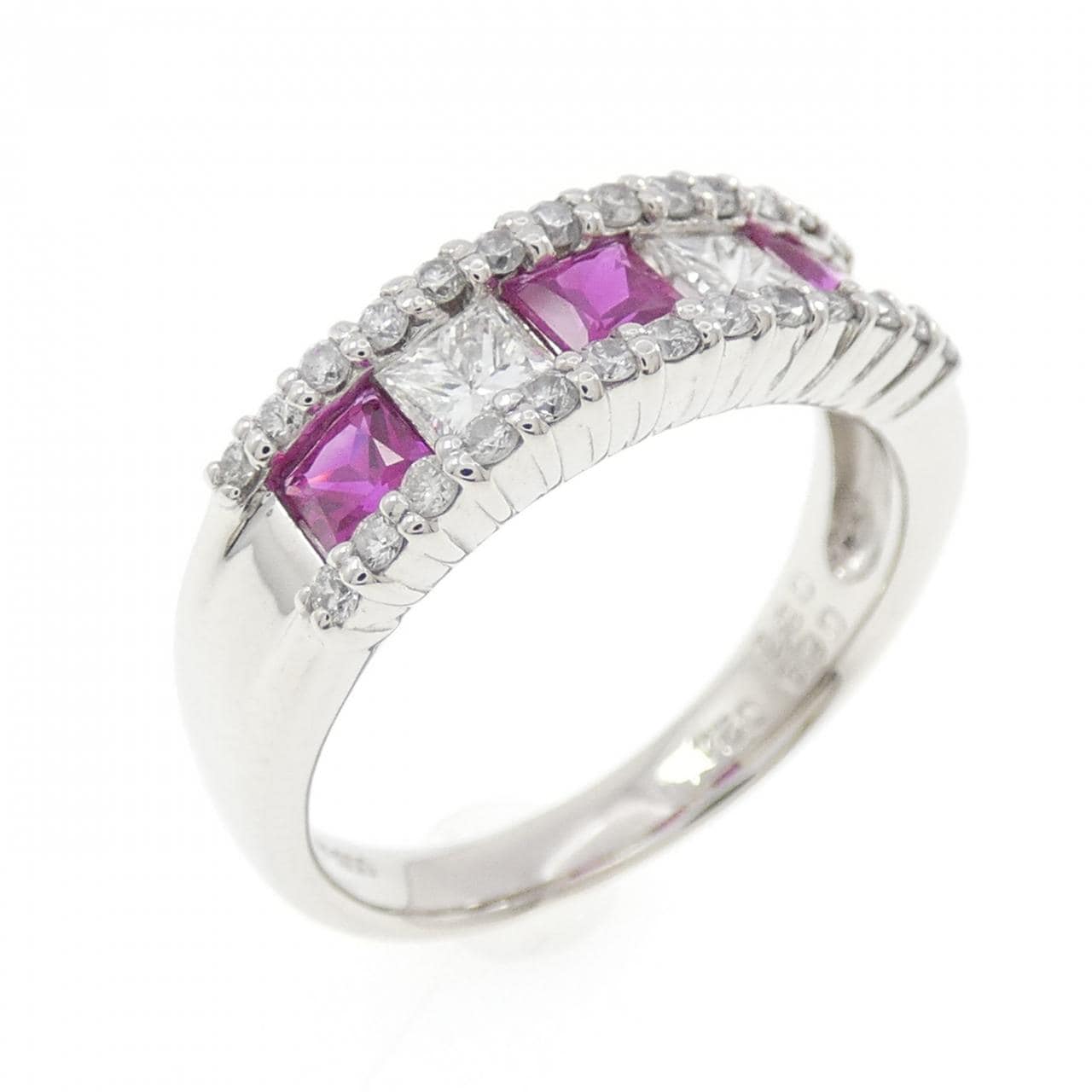 PT900 ルビー リング 0.69CT