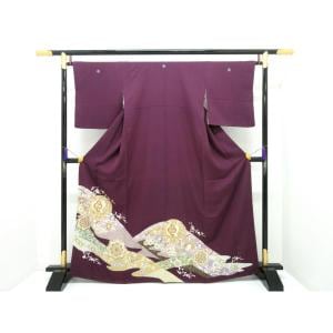 色留袖　千總　丸に三ツ柏