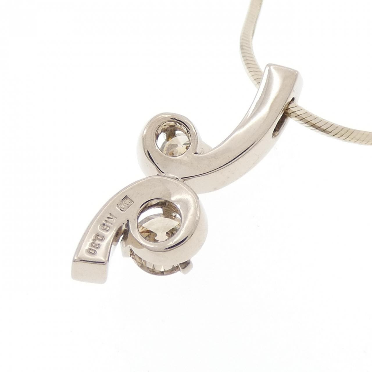 カシケイ フロート セッティング ネックレス 0.30CT