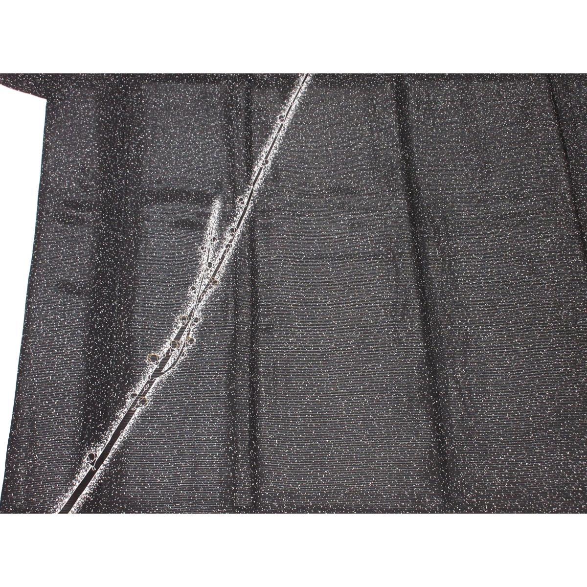 【未使用品】単衣　駒絽訪問着　友禅金彩加工