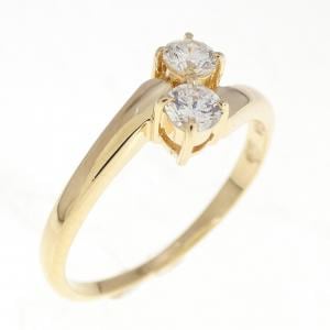 K18YG ダイヤモンド リング 0.20CT