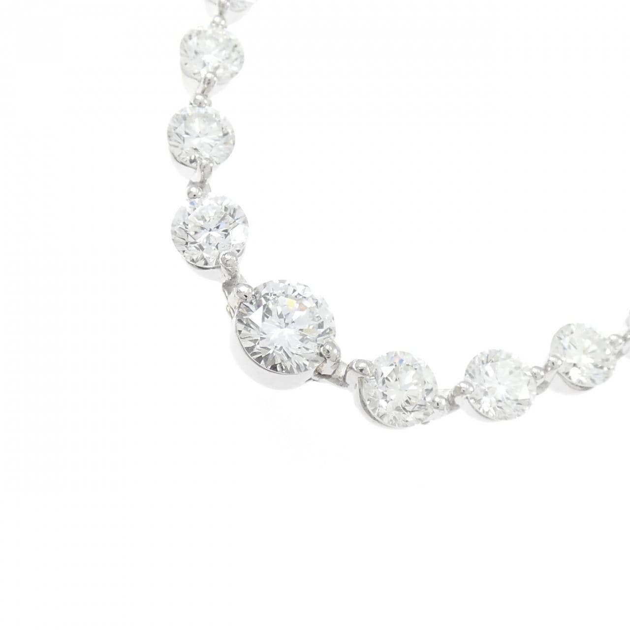 PT900 ダイヤモンド ネックレス 10.00CT