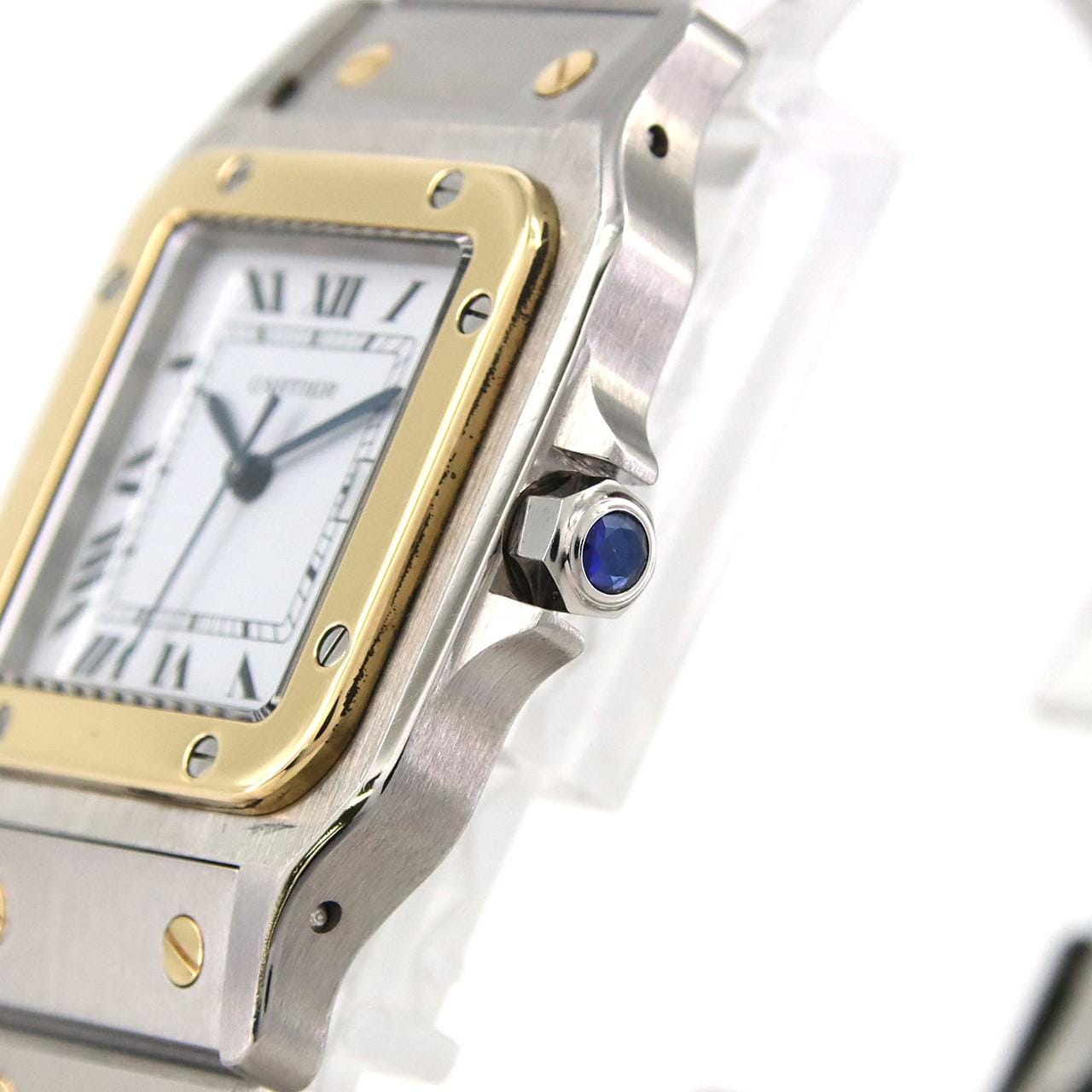 カルティエ サントスLM コンビ SSxYG 自動巻