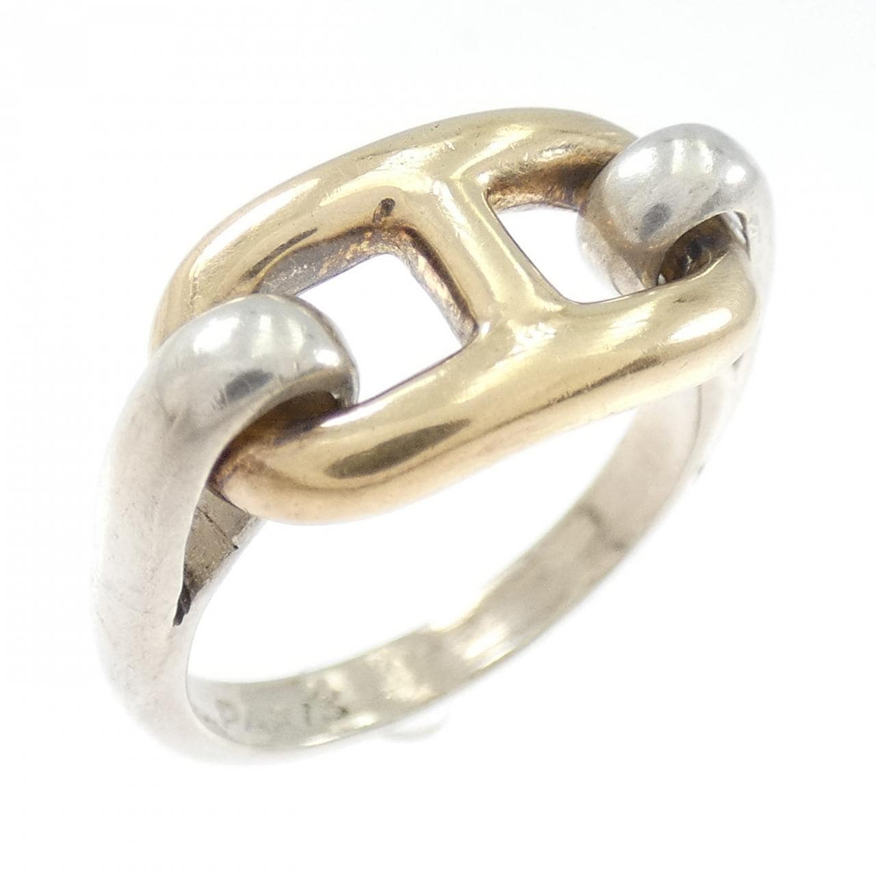 【ヴィンテージ】エルメス シェーヌダンクル リング