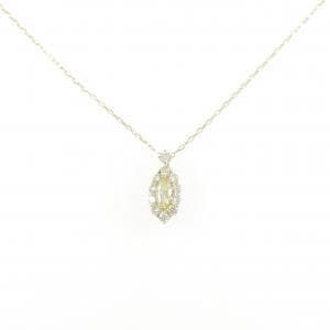 【新品】K18YG ダイヤモンド ネックレス 0.30CT