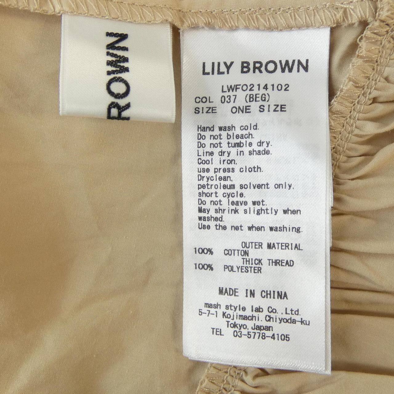 リリーブラウン Lily Brown ワンピース