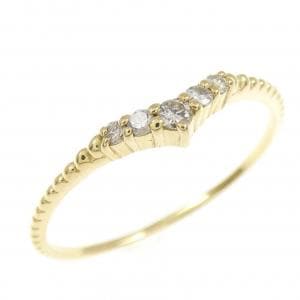 K18YG ダイヤモンド リング 0.10CT