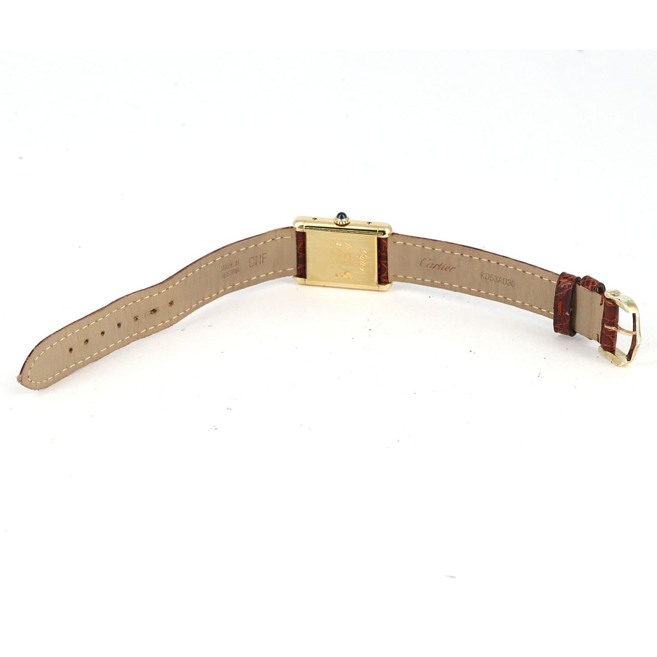 カルティエ マストタンクSM GP GP 手巻