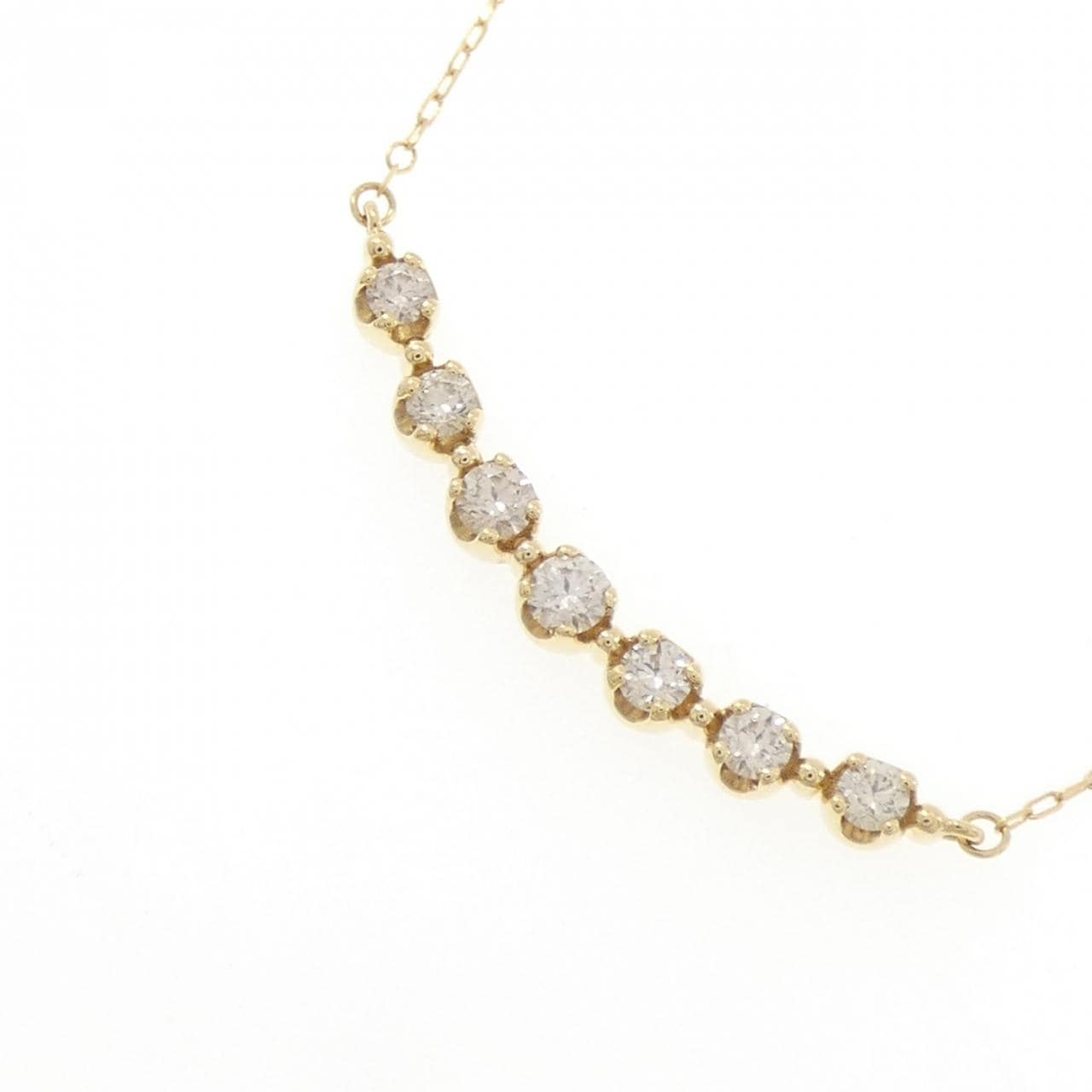 K18YG ダイヤモンド ネックレス 0.30CT