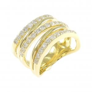 K18YG ダイヤモンド リング 1.00CT