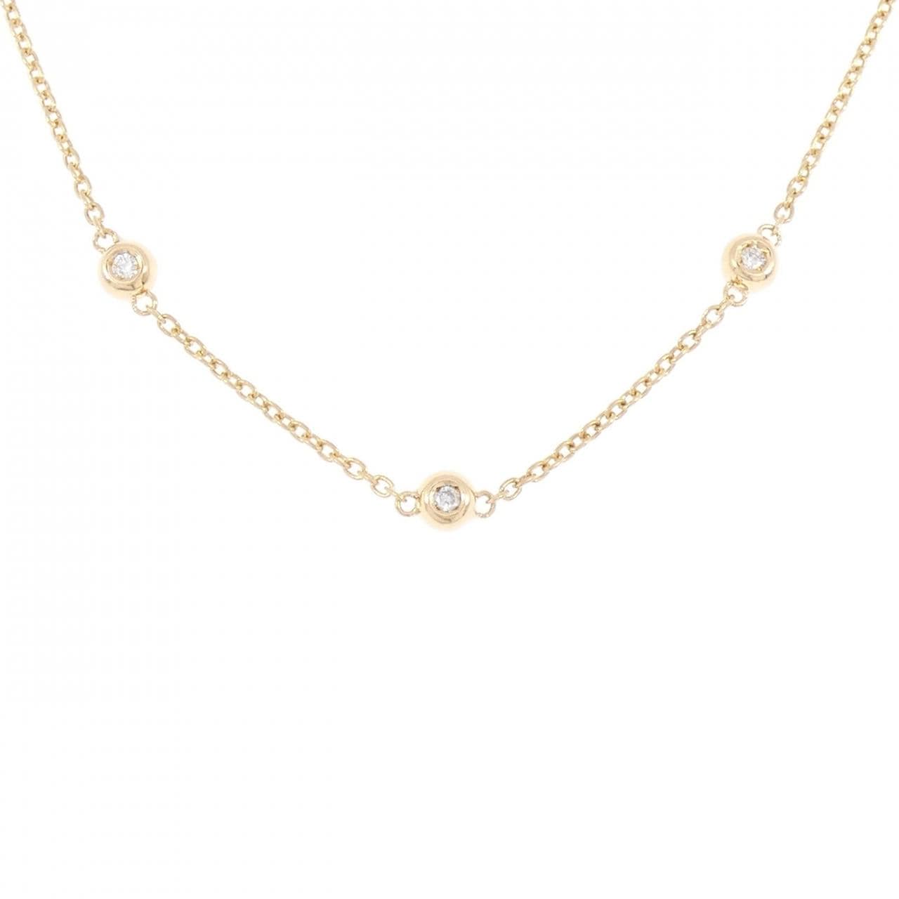 K18YG ダイヤモンド ネックレス 0.30CT