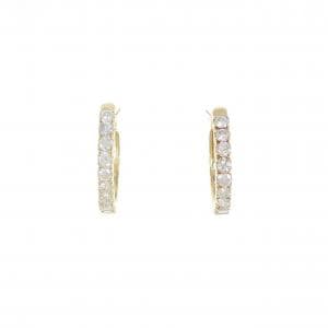 K18YG ダイヤモンド ピアス 1.00CT