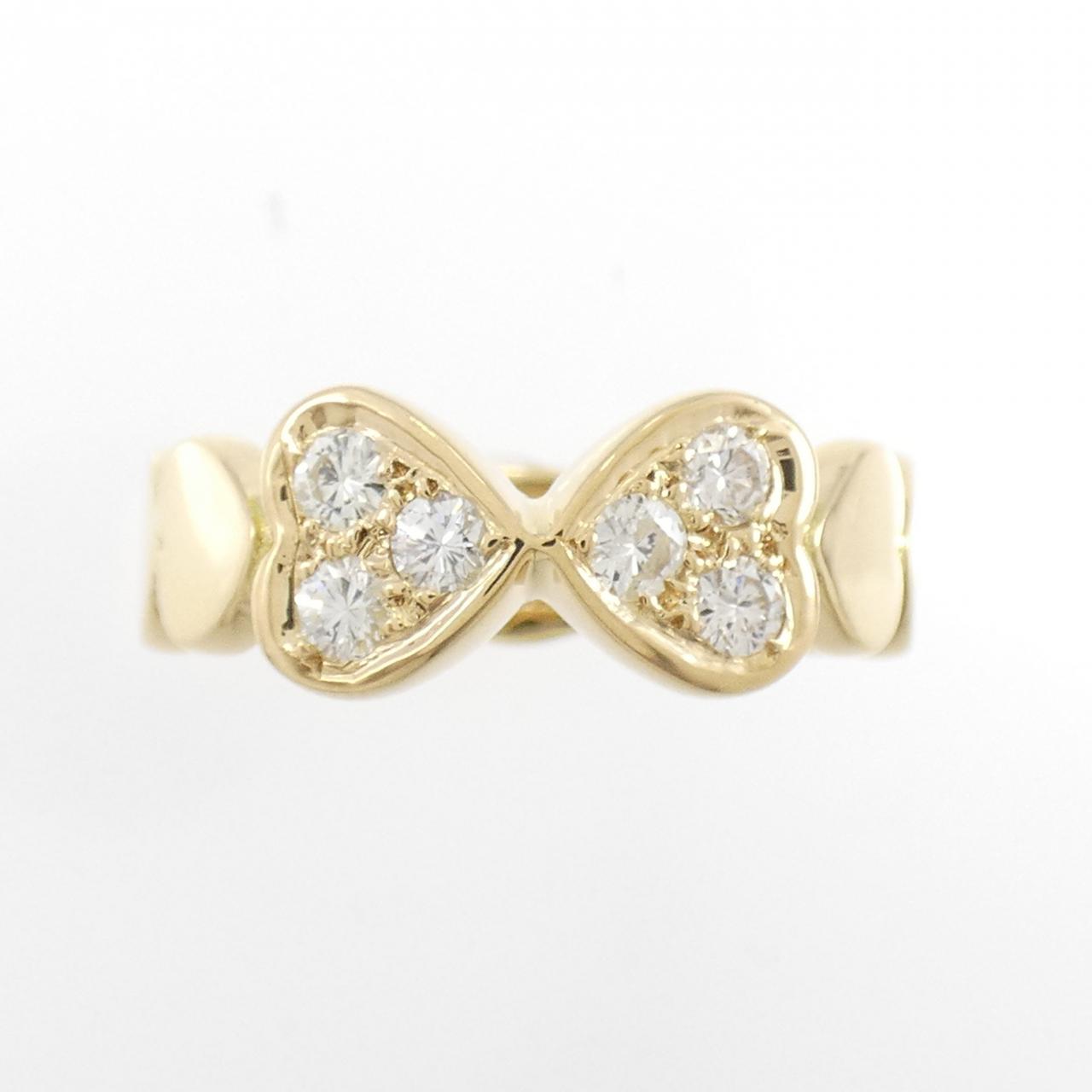 750YG ハート ダイヤモンド リング 0.30CT