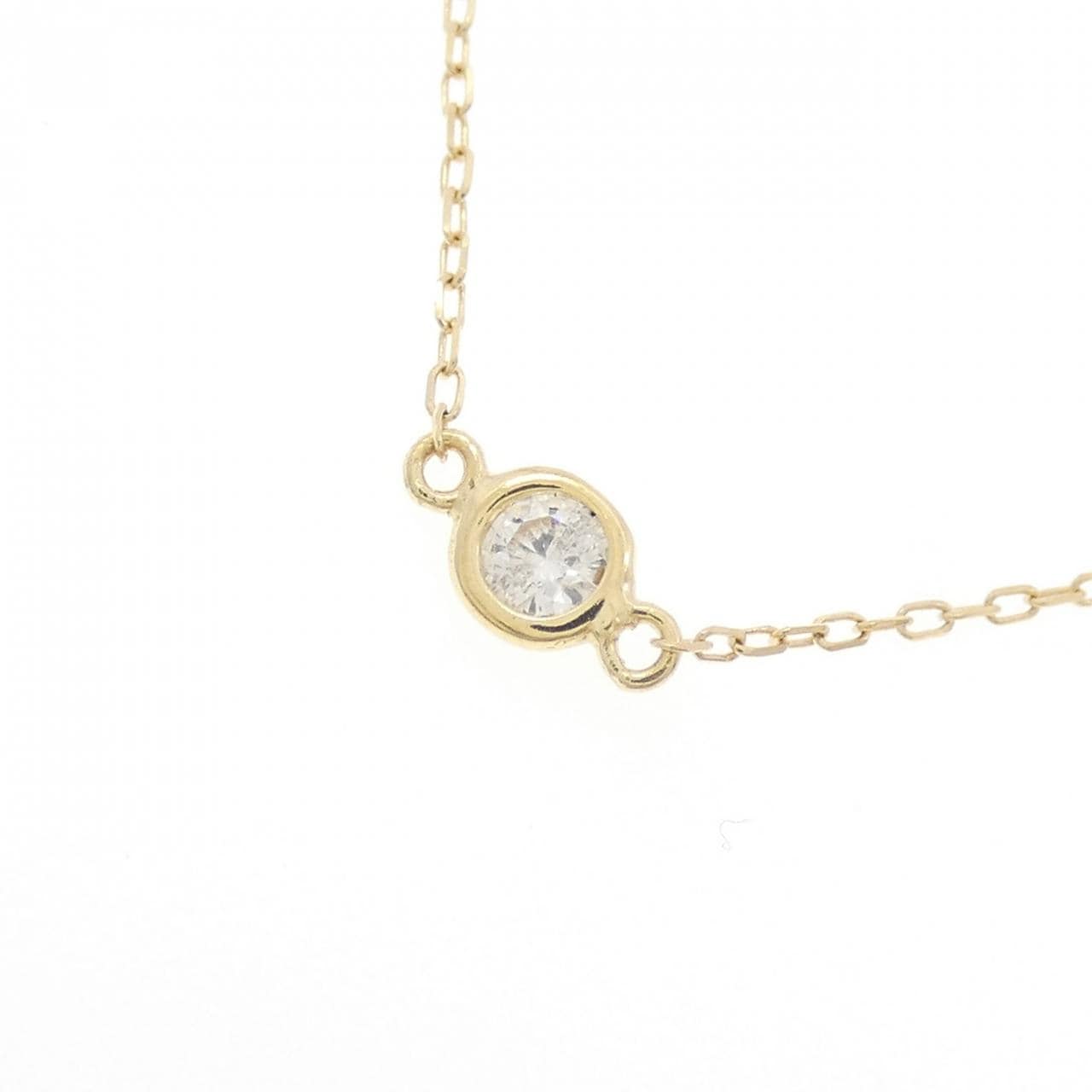 K18YG ダイヤモンド ネックレス 1.006CT