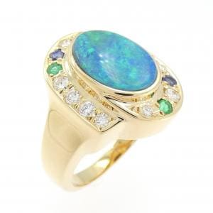 タサキ ボルダーオパール リング