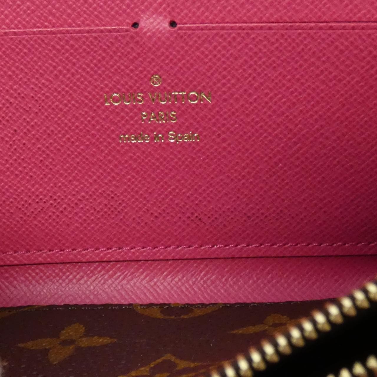 LOUIS VUITTON Monogram Portefeuille Clemence M64201 Wallet