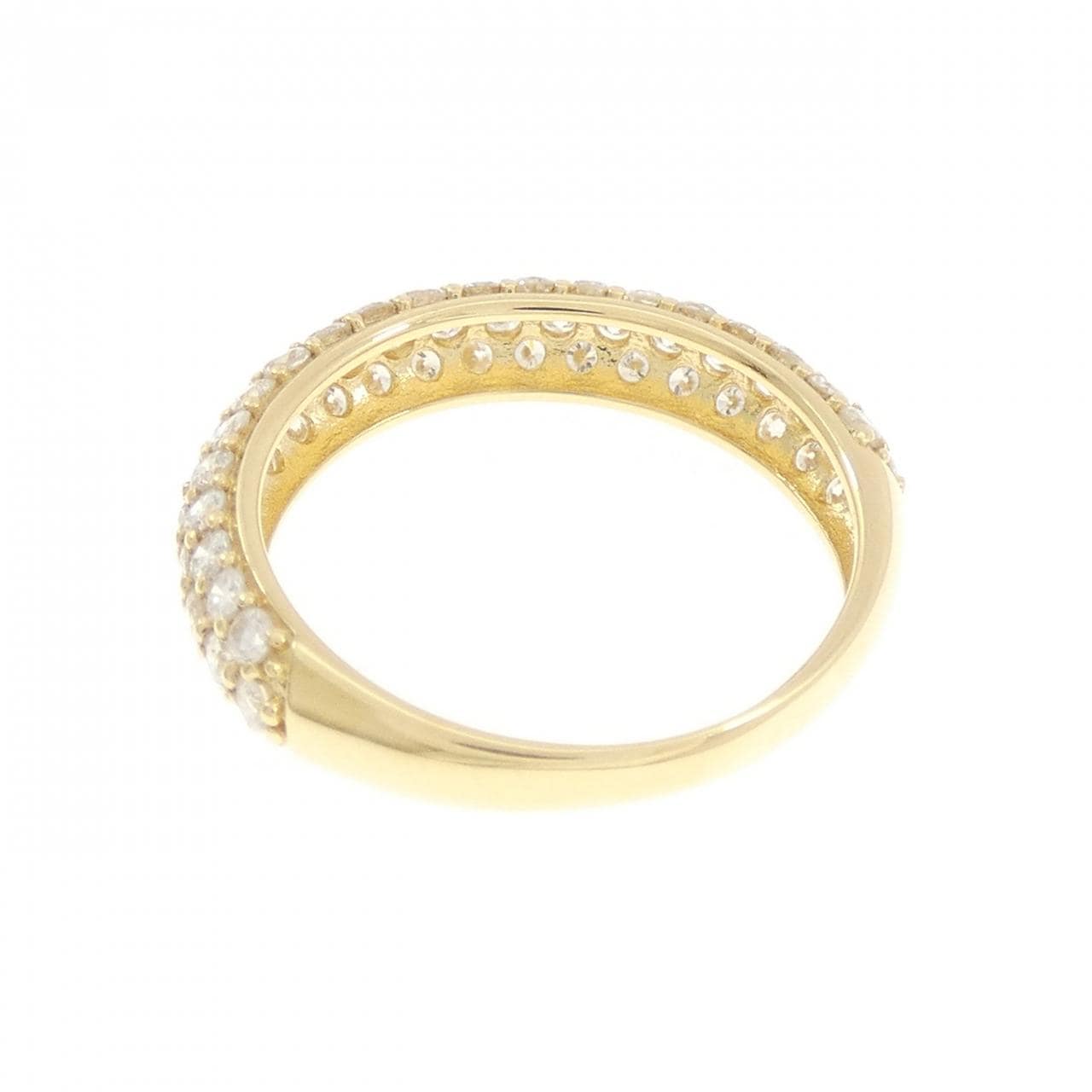 【新品】K18YG パヴェ ダイヤモンド リング 1.00CT