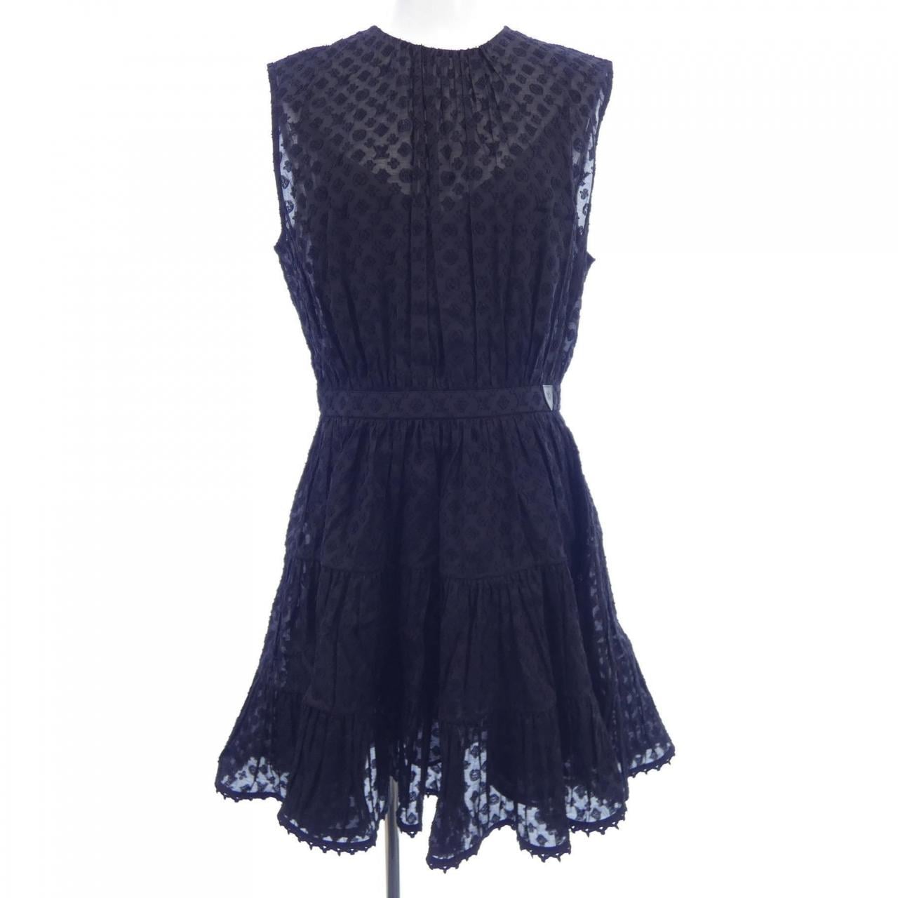 ルイヴィトン LOUIS VUITTON モノグラム フィルクーペ ティアードドレス FTDR49UM7 ワンピース