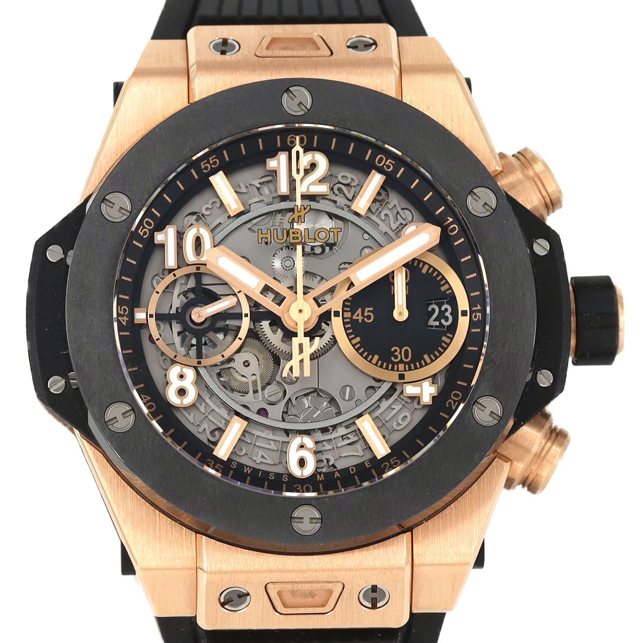 ウブロ ビッグバン ウニコ キングゴールドセラミック PG 441.OM.1181.RX PG･RG 自動巻