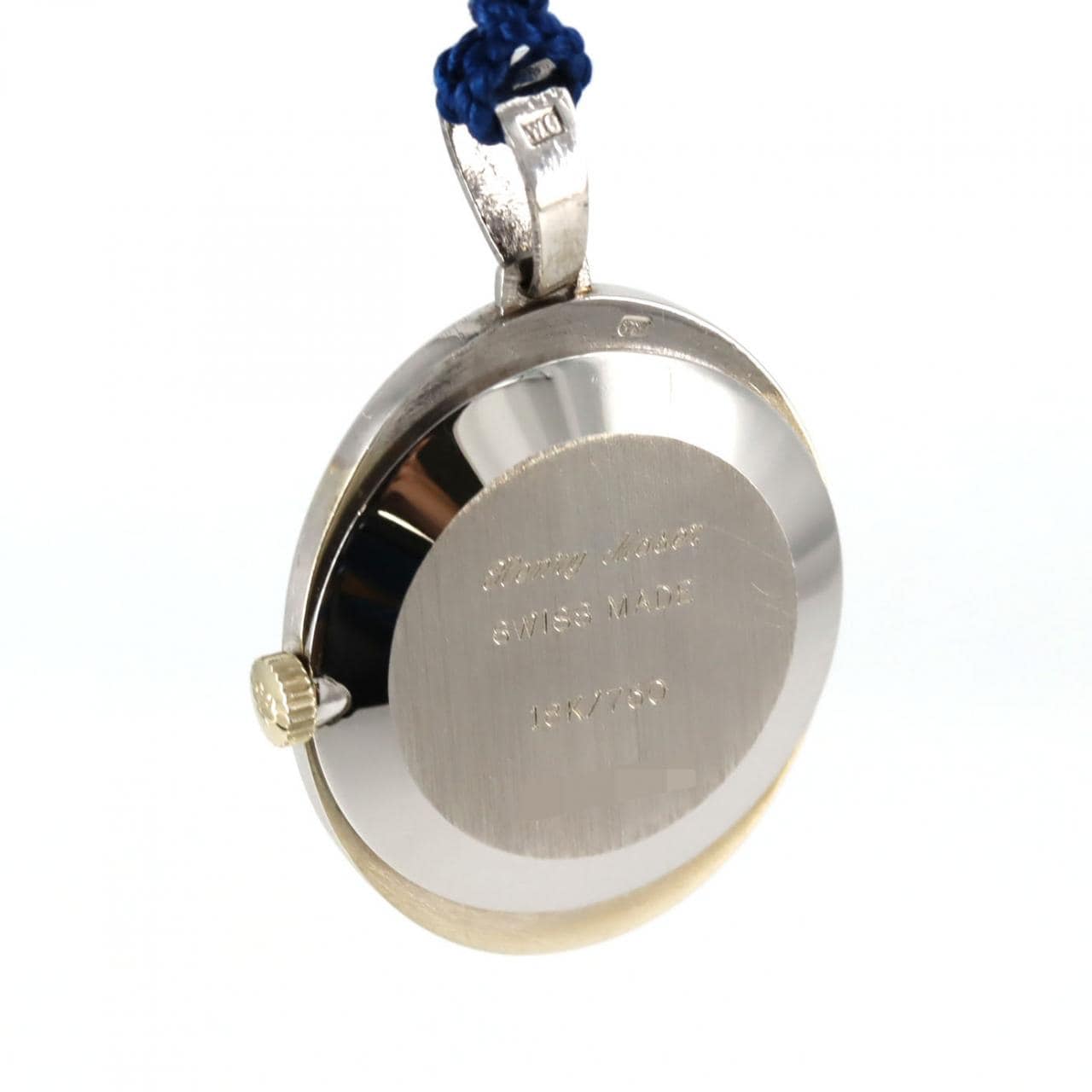 H. Moser & Cie. Pendant Watch, WG, Manual Winding