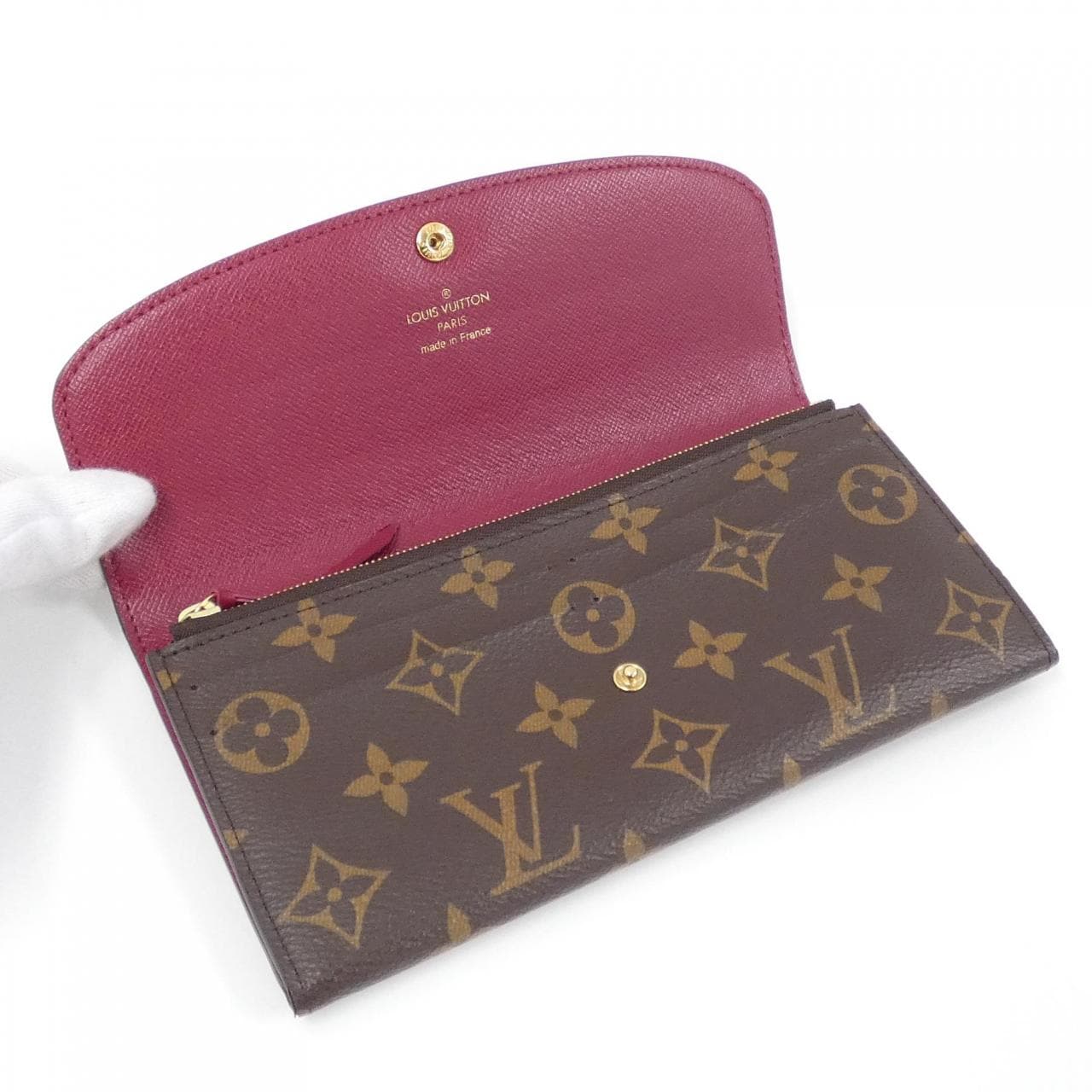 LOUIS VUITTON Monogram Portefeuille Emily M60697 Wallet