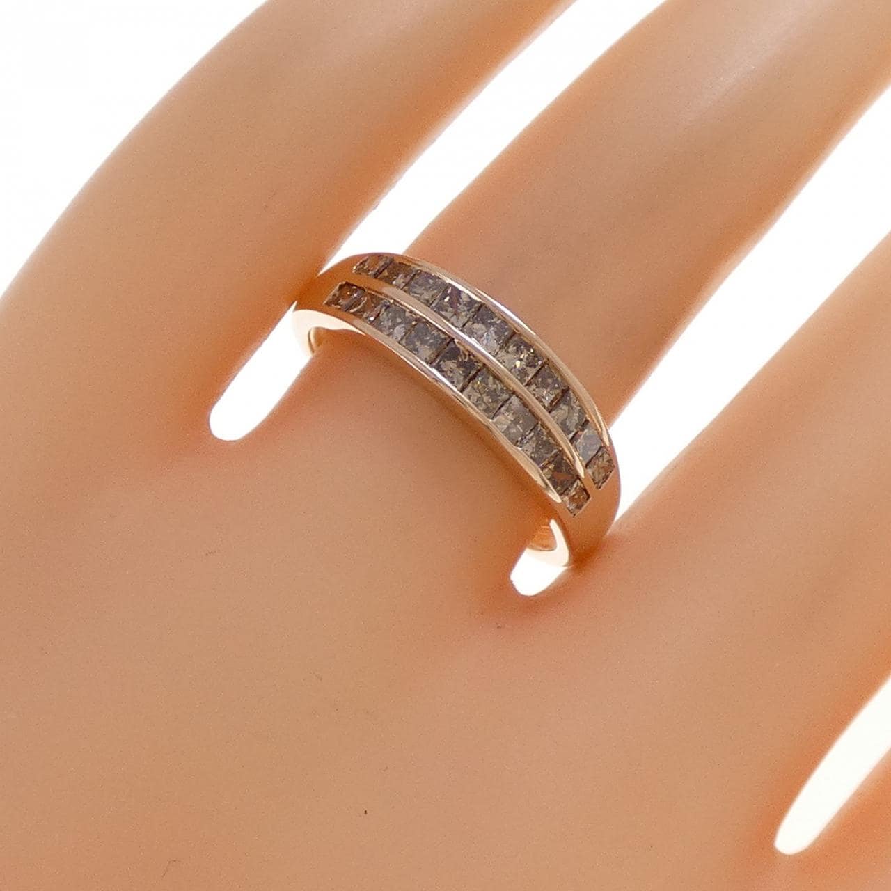 K18PG ダイヤモンド リング 1.00CT