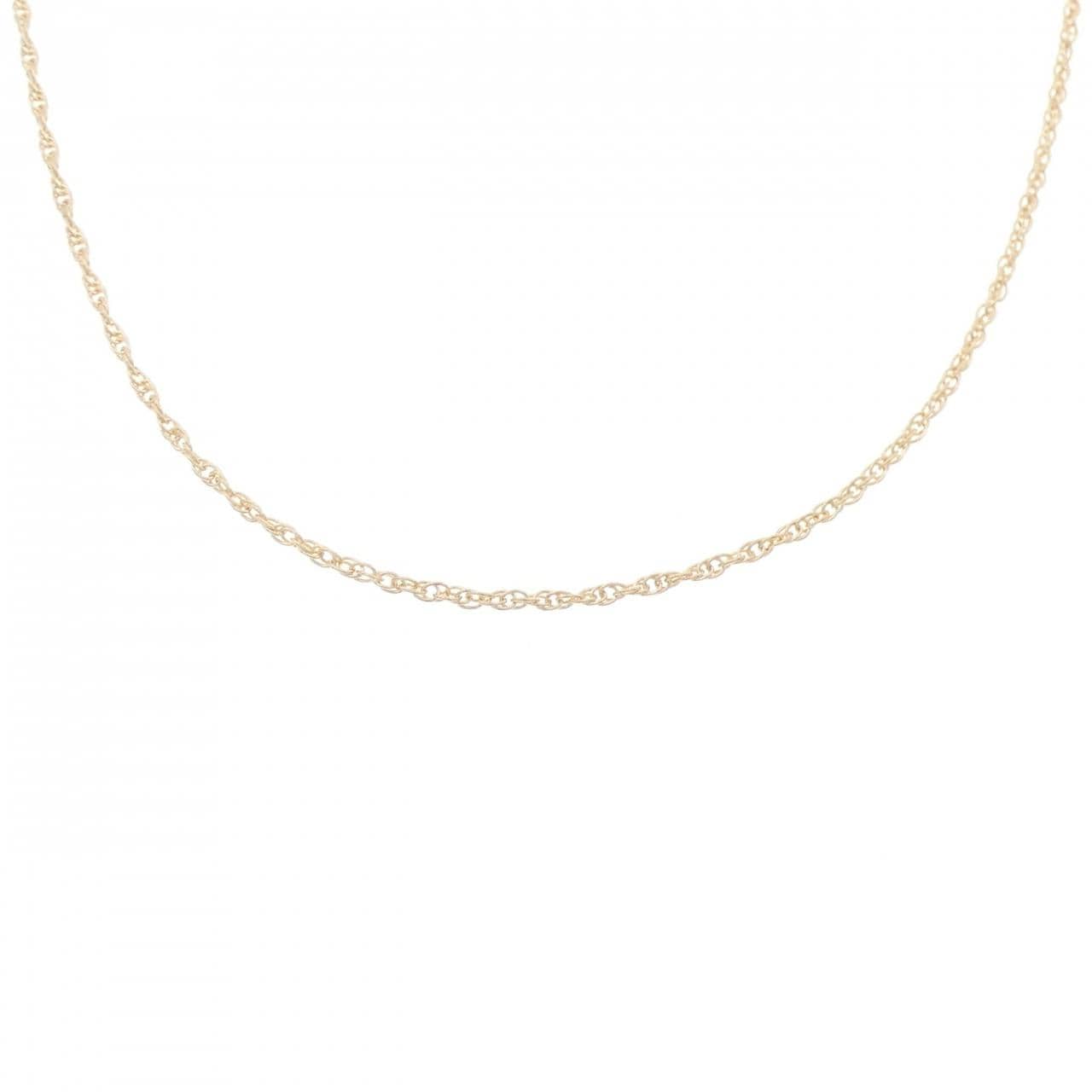 K18YG chain necklace