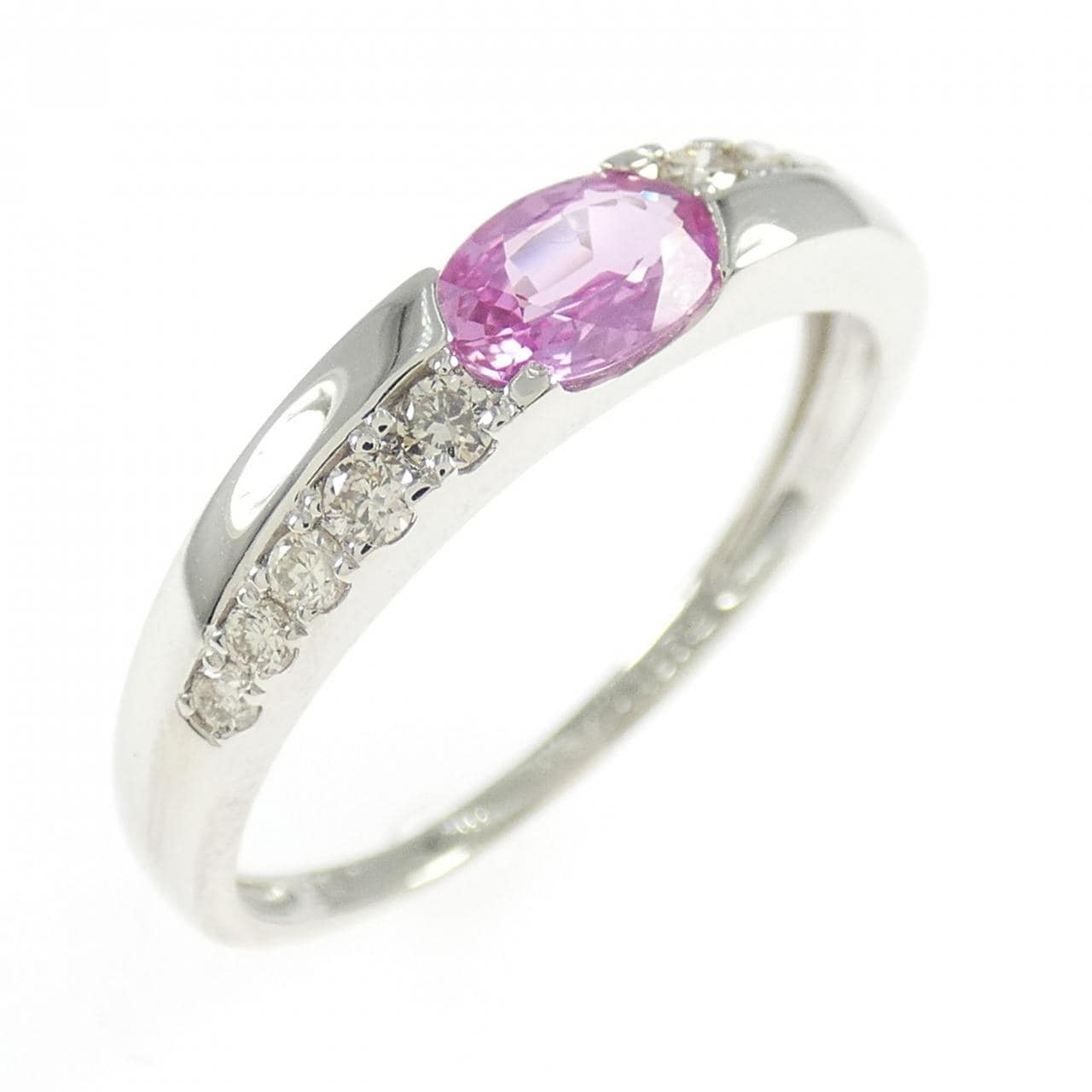 PT950 サファイヤ リング 0.486CT