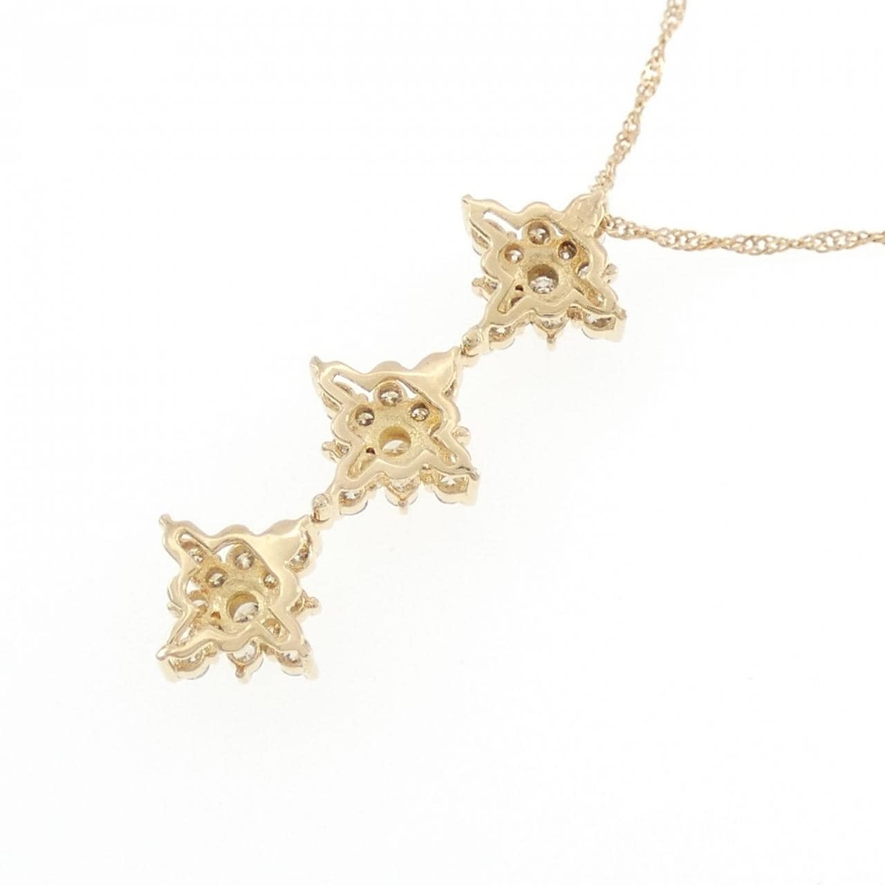 K18YG ダイヤモンド ネックレス 0.50CT
