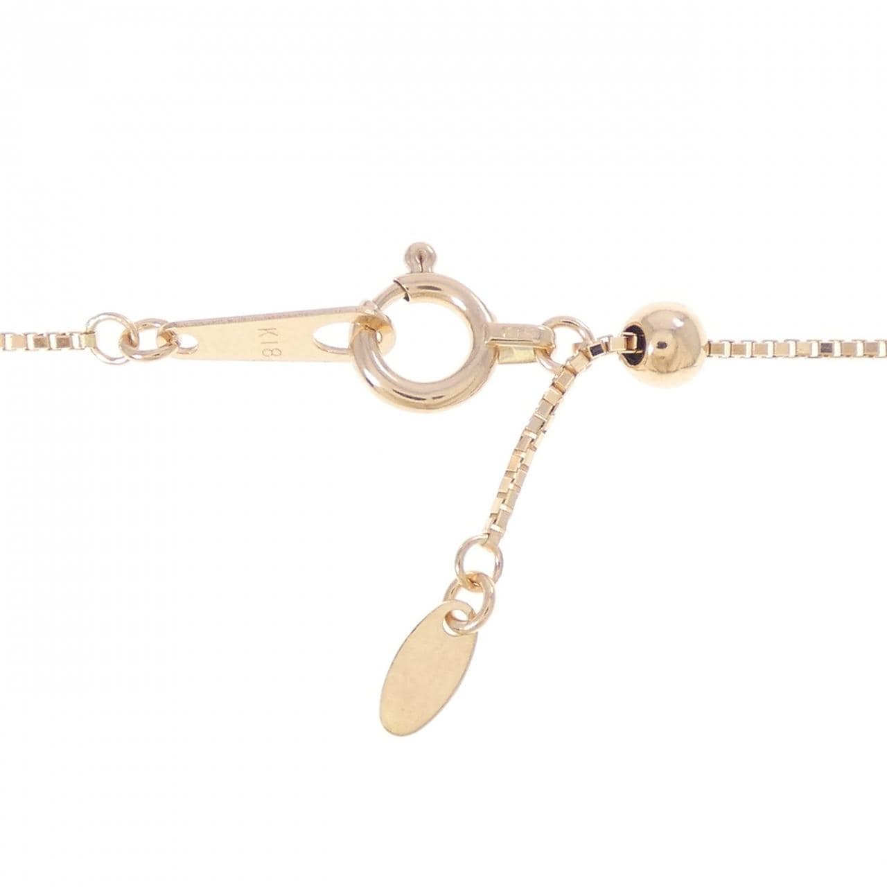 K18PG モルガナイト ネックレス 3.88CT