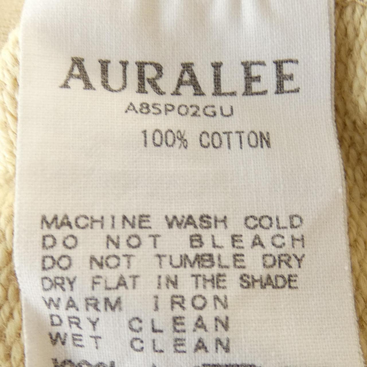 オーラリー AURALEE スウェット