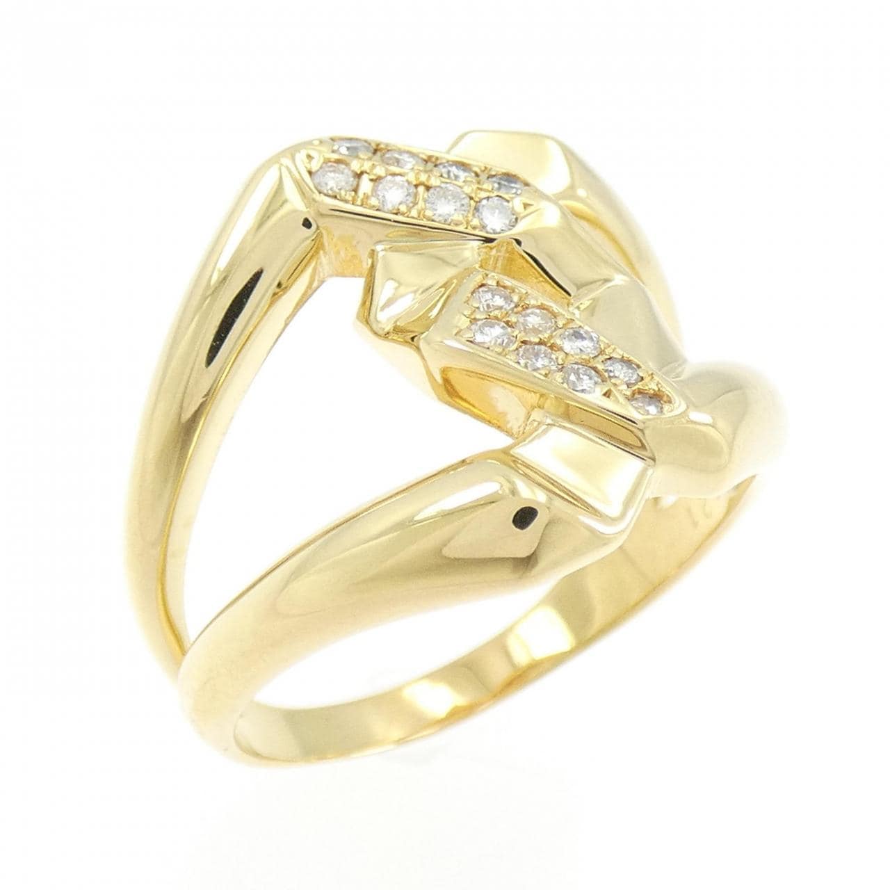 K18YG ダイヤモンド リング 0.21CT